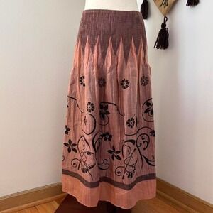 Pink and Bronze Boho Fairy Skirt